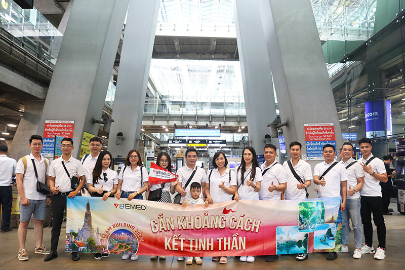 Bemed checkin sân bay Suvarnabhumi