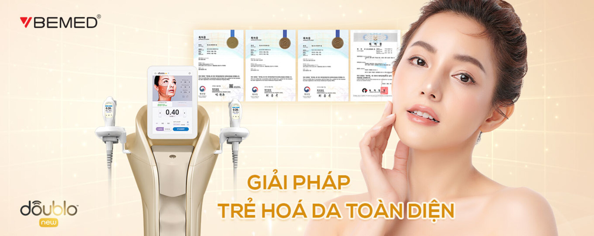 New DOUBLO chính hãng - giải pháp trẻ hóa toàn diện