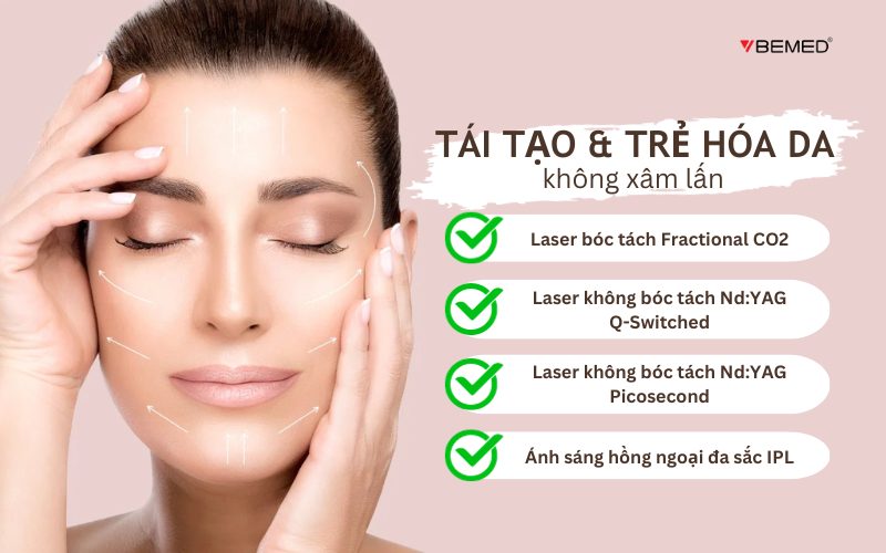 Điều trị lão hóa da bằng công nghệ cao